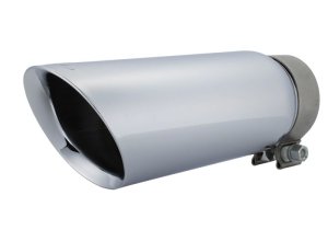 Ford F-150 Performance Exhaust - Ford Racing - Exhaust Tips, 4 in., Chrome-Plated, Stainless Steel - Chrome - `21-`25 Ford F-150 Performance Exhaust - Ford Racing - Exhaust Tips, 4 in., Chrome-Plated, Stainless Steel - Chrome - `21-`25